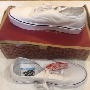 VANS-Authentic Lite White Canvas Sneakers